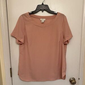 Adrienne Vittadini pink blouse size L